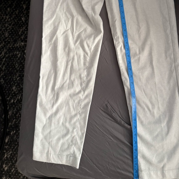 GAP Grey Pull on Ankle Pleated Trouser 10 - Picture 14 of 16